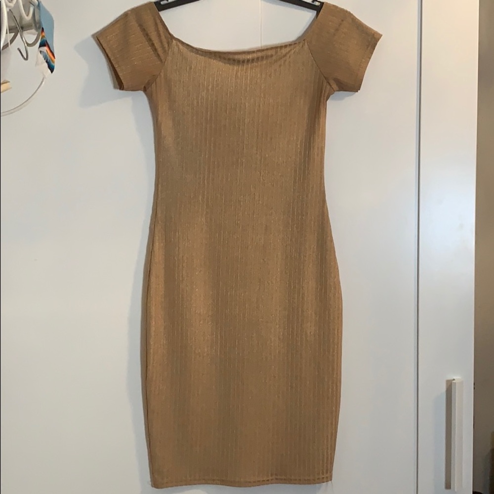 Gold dress